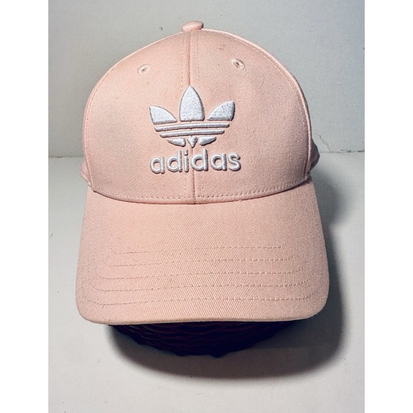 adidas Accessories - Women Adidas Trefoil Strapback Adjustable Hat Cap Baseball Outdoors Pink White